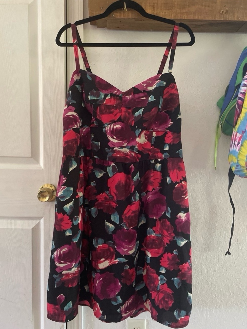 Torrid Floral Dress size 18 self Flower print - Picture 2 of 6